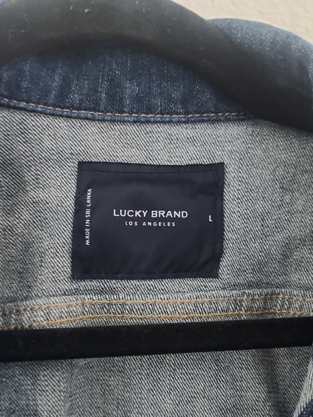 Lucky Brand Dark Blue Denim Tomboy Trucker Jacket - Picture 2 of 6